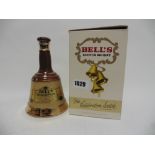 An old Bell's Celebration Wade bell Decanter circa late 1960s/early 1970s with box 13 1/3 fl oz 70
