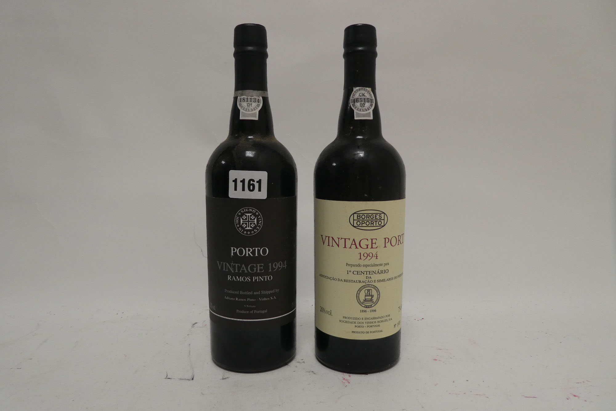 2 bottles of 1994 Vintage Port,