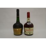 2 bottles of Courvoisier Cognac,
