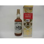 An old bottle of Southern Comfort Liquor with box circa early 1970's 26 2/3 fl oz 87.