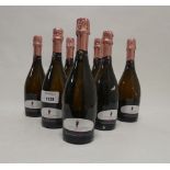 7 bottles of Sl'm Wine Dosaggio Zero Spumante Rose Italian (Note VAT added to bid price)