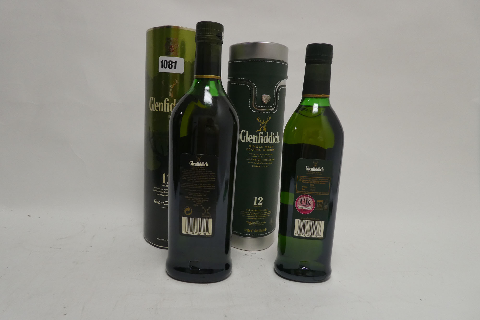 2 bottles of Glenfiddich 12 year old Single Malt Scotch Whisky with cartons, - Image 2 of 2