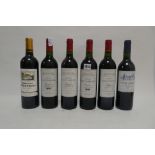 6 bottles, 4x Chateau Haut Sarthes 1995 Bergerac,