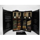 A Johnnie Walker The Collection Finest Scotch Whisky set of 4x 20cl bottles with box,