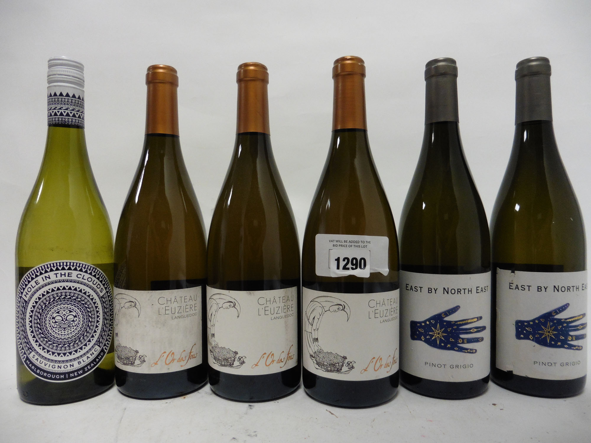 6 bottles white wines, 3x Chateau L'Euziere L'Or des Fous 2016 Languedoc, - Image 2 of 2