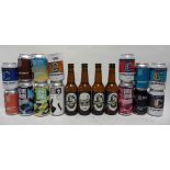 14 various cans of Beer & 12 bottles of Coolumbus Place Craft Cerveza (Note VAT added to bid price)