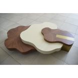 A contemporary 'Earth-to-Earth' Collection 'Nenuphar' coffee table by Ginger and Jagger,