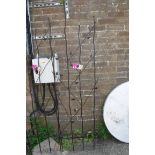 Decorative nature metal garden trellis, 1.8m