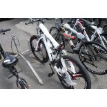 (1010) Extreme mountain bike in black and red