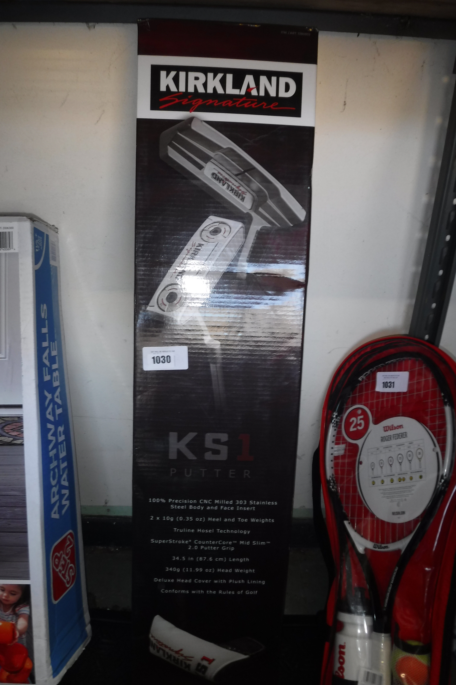 Boxed Kirkland Signature KS1 golf putter