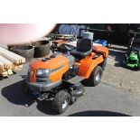 Husqvarna ride on lawn mower with key