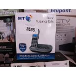 (2485) BT 3580 nuisance call blocker