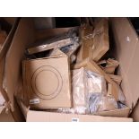 Large box containing Beauty Live ring lights