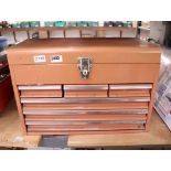 6 drawer tool cabinet containing mixed tools