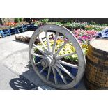 Large wagon wheel