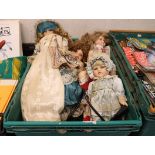 Crate of dolls