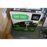 Boxed bird table