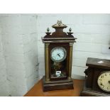 Mahogany cased mantle clock