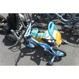 Childs Traxx T12 pedal bike with childrens play train
