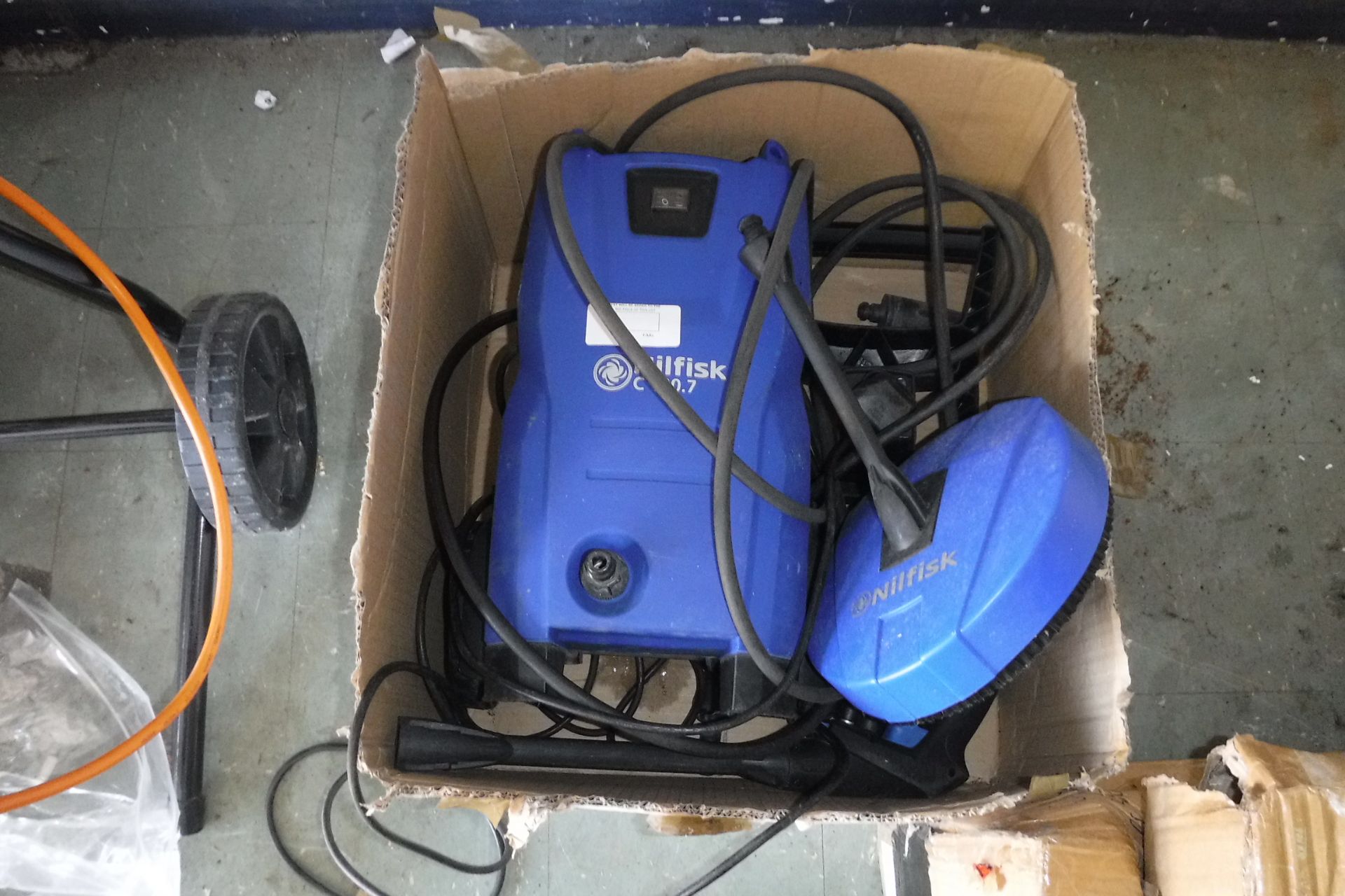 Boxed Nilfisk C120.7 electric pressure washer