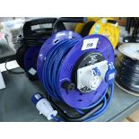 Pro Elec 240v 25m cable reel with 240v 25m cable reel