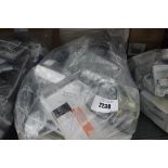 Bag of mixed switches, sockets and electrical goods