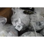 Bag of mixed switches, sockets and electrical goods