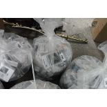 Bag of mixed switches, sockets and electrical goods