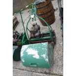 (1291) Vintage petrol engine cylinder mower