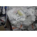 Bag of various switches, sockets and other electrical goods