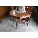 (2025) Edwardian mahogany octagonal occasional table