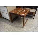 Mid Century tile top coffee table