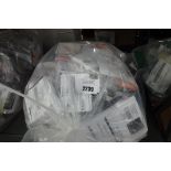 Bag of mixed switches, sockets and electrical goods