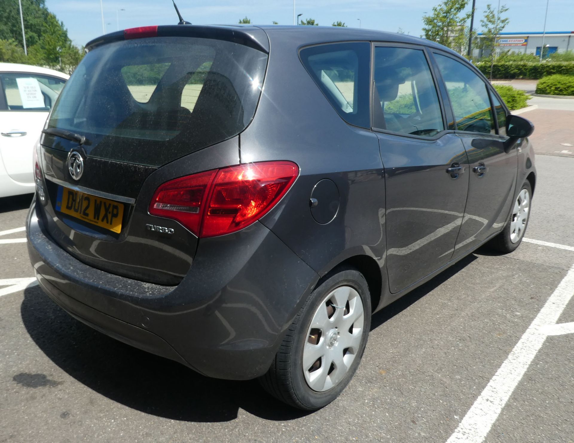 Vauxhall Meriva Exclusiv Turbo 138 in grey, registration plate DU12 WXP, first registered 16.03. - Image 6 of 12