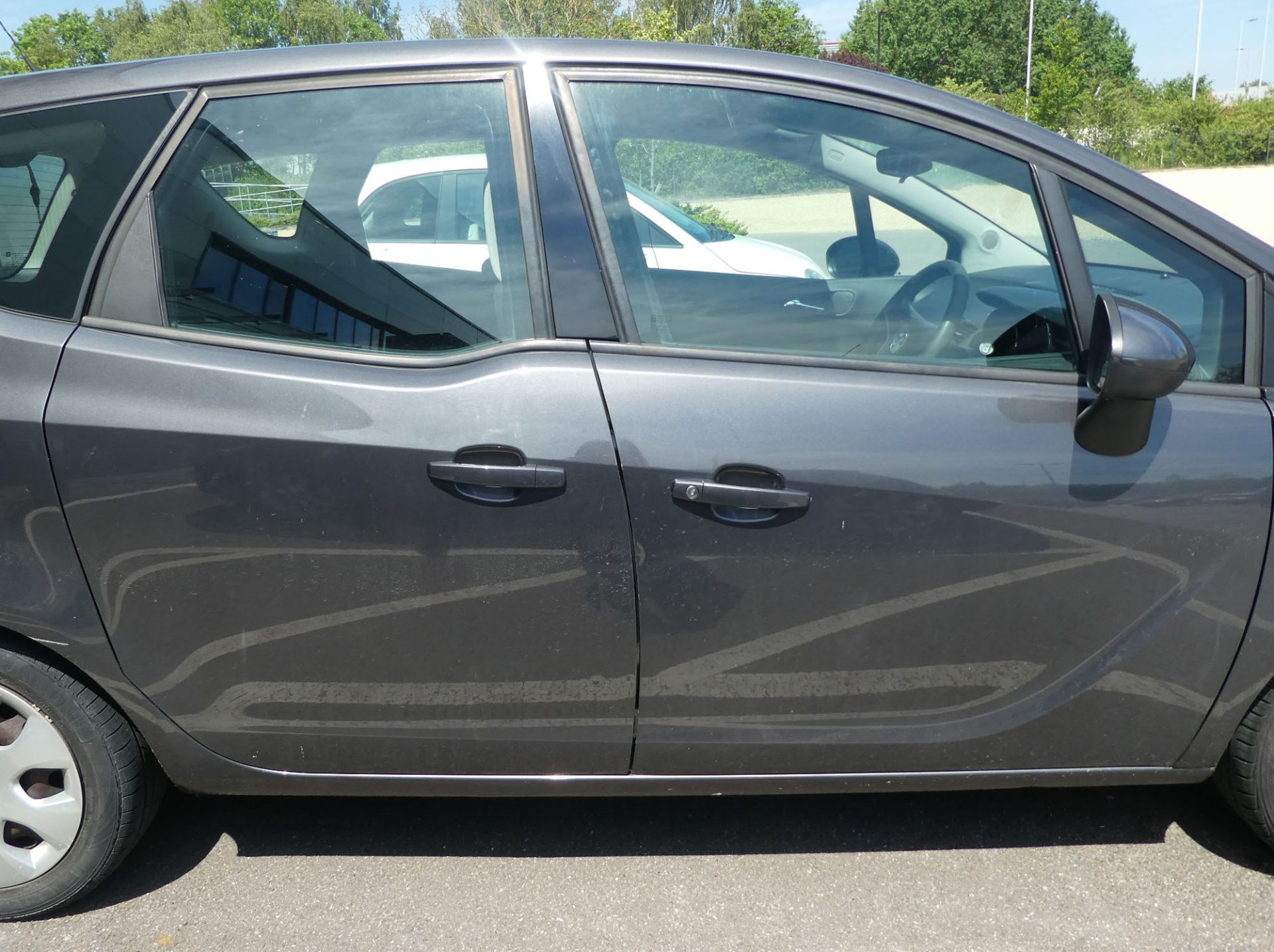 Vauxhall Meriva Exclusiv Turbo 138 in grey, registration plate DU12 WXP, first registered 16.03. - Image 11 of 12