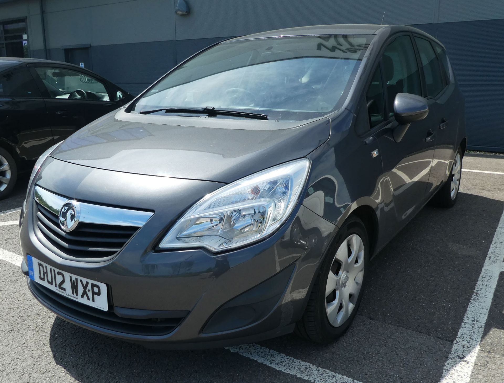 Vauxhall Meriva Exclusiv Turbo 138 in grey, registration plate DU12 WXP, first registered 16.03. - Image 2 of 12