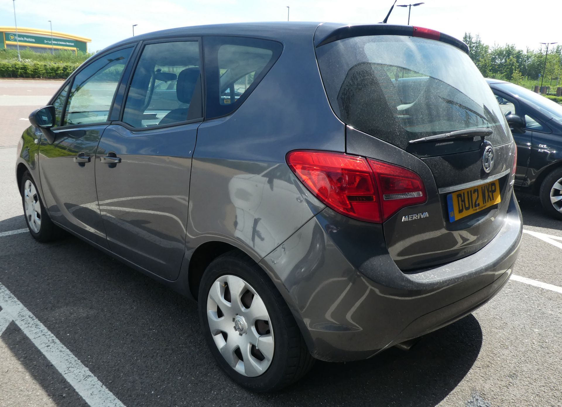 Vauxhall Meriva Exclusiv Turbo 138 in grey, registration plate DU12 WXP, first registered 16.03. - Image 4 of 12