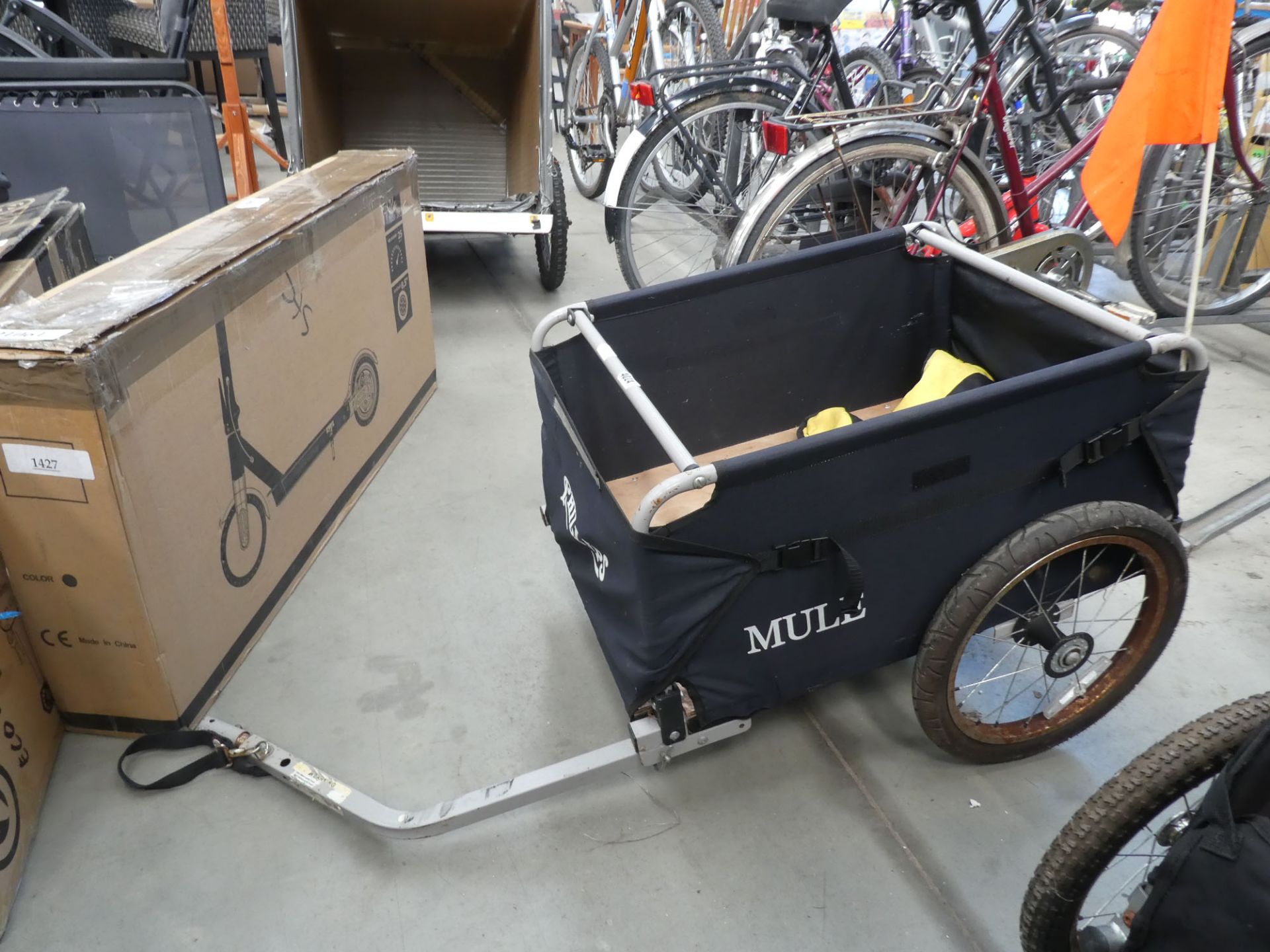 2 wheel bike trailer