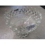 Cut glass bowl