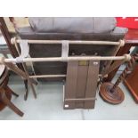 5198/5430 Corby trouser press with a suitcase stand