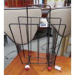 Metal framed magazine rack