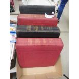 4 leather bound Lloyds register books