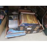 3 boxes of various records