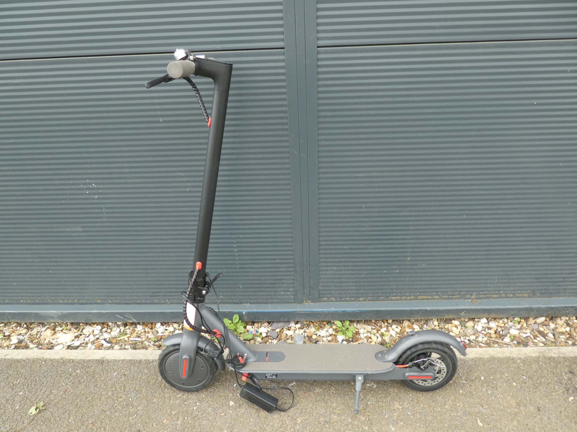 Electric scooter with charger