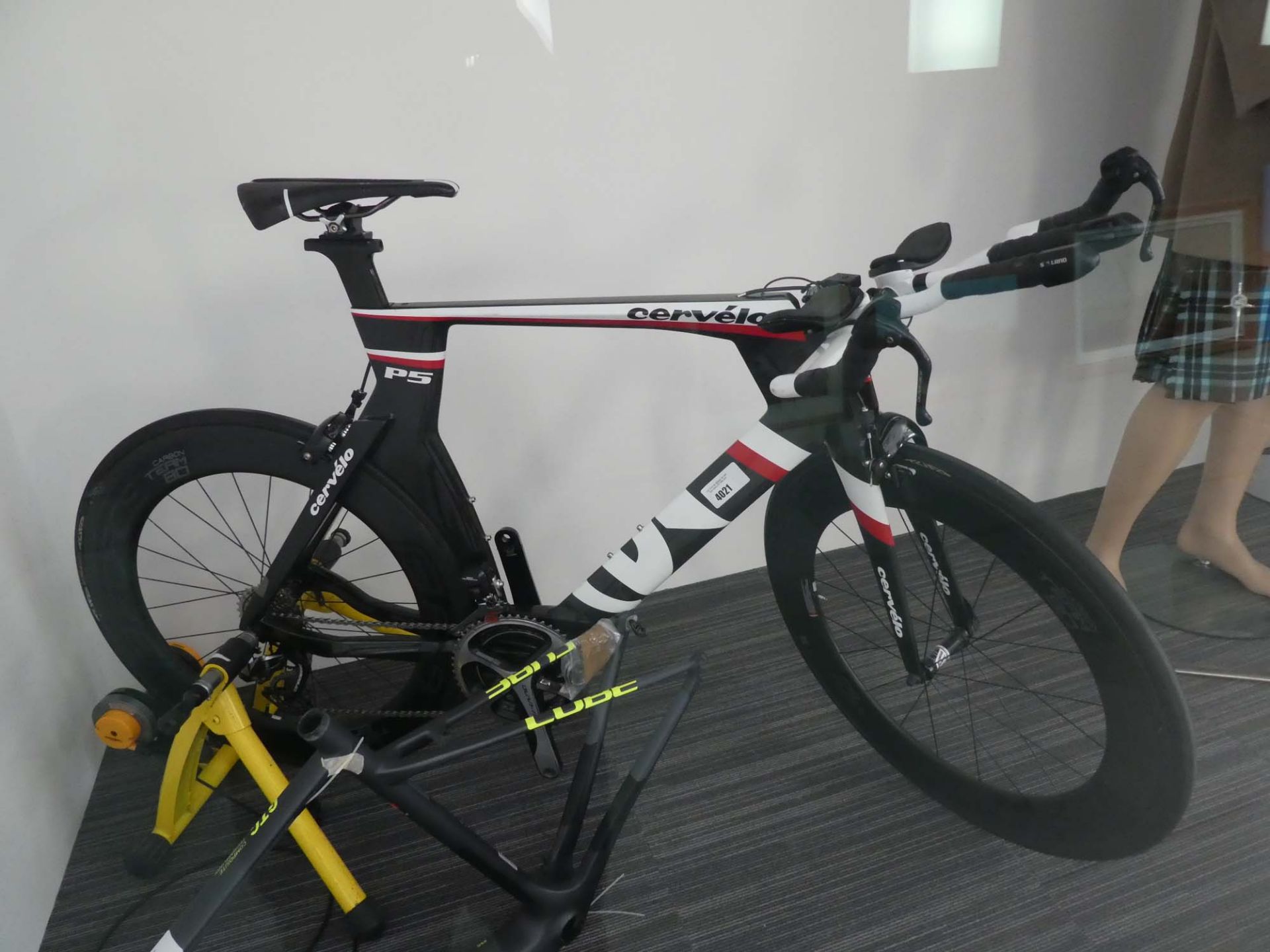 Cervelo P5 carbon fibre Specialist racing bike