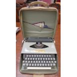 Cased Diplomat typewriter