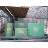 Cage containing quantity of Harmony Kingdom figures