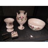 5548 Cage containing quantity of Wedgwood china