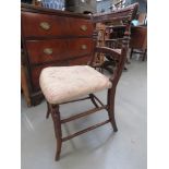 5064 - Upholstered and carved bedroom chair