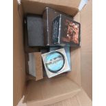 (4) Box containing paperweights